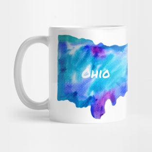 Ohio in Watercolor Mug